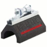 DBR Series Support Bases With B42 Channel & Pipe Roller - Dura-Blok Rooftop Supports