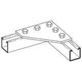 B556 - 5 Hole 90° Flat Plate Connection