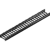 3" NEMA VE 1 Loading Depth 4" Side Rail Height - Straight Sections