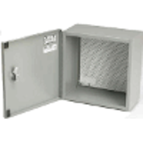 Type 1 Locking Hinge Cover Enclosure w/ Perforated Panel - Type 1 Enclosures