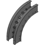 Vertical Inside Bend - Metric Aluminum - Fittings